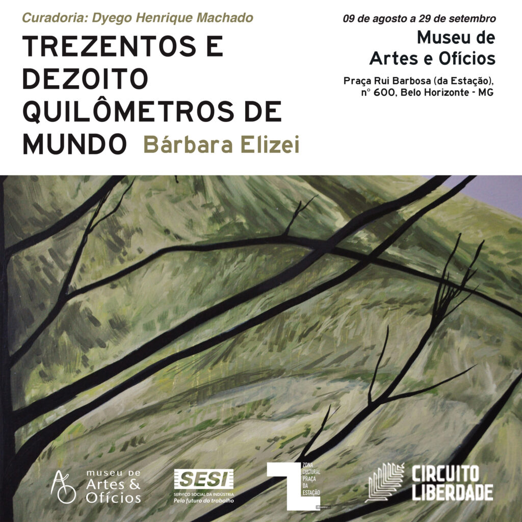 Exposição: “Trezentos e dezoito quilômetros de mundo”, é a confluência de trabalhos concebidos de travessias e deslocamentos territoriais...