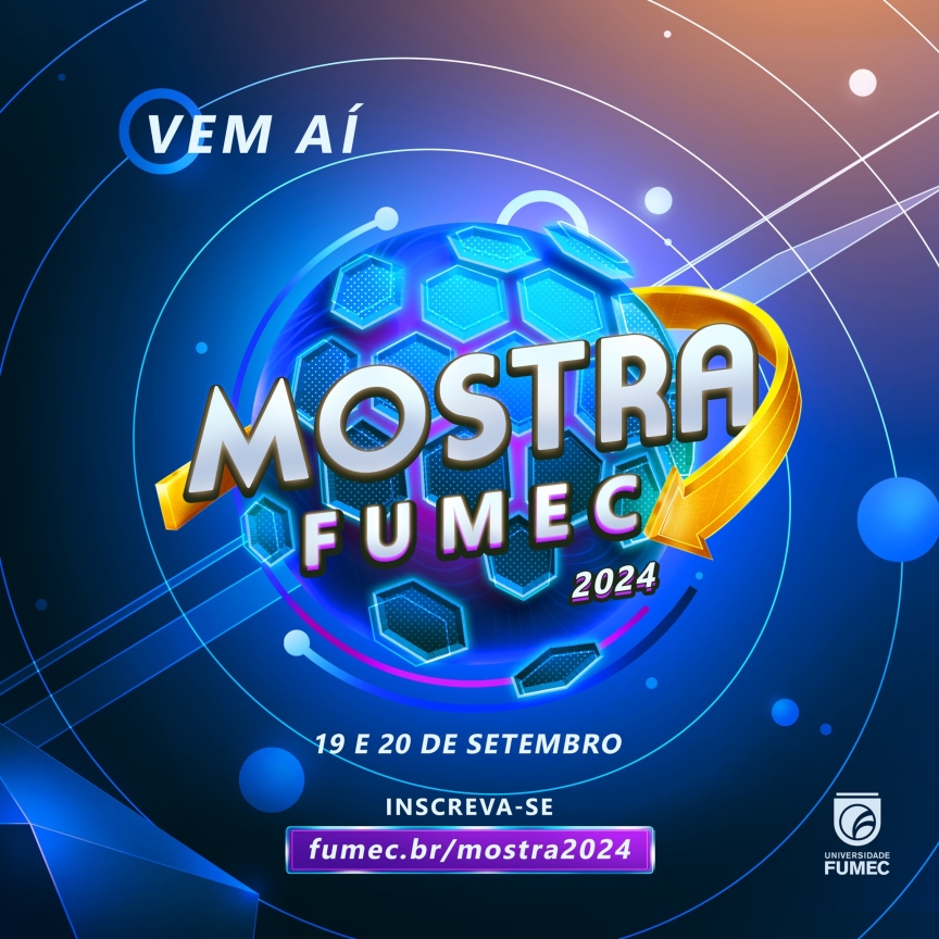 Mostra Fumec 2024. Nos dias 19 e 20 de setembro, das 8h às 11h30, a Universidade Fumec abrirá as suas portas para todos.